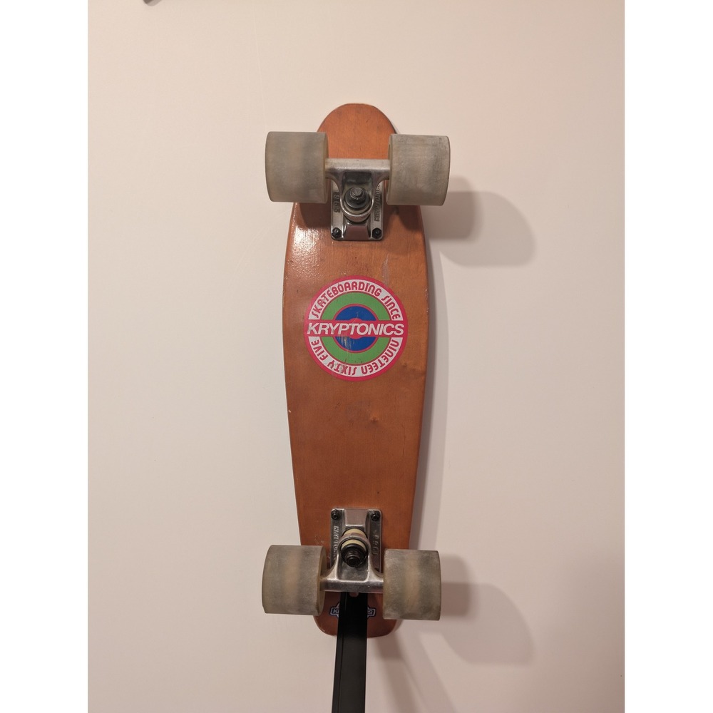 Kryptonics Skateboard Cruiser Unisex 22.5in Brown Good Wood Retro Penny Style